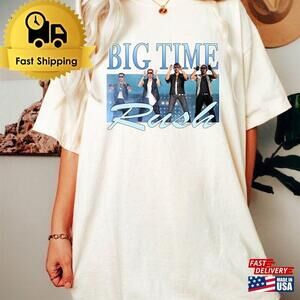 Big Time Rush Retro Band Logo Aesthetic T-Shirt Unisex